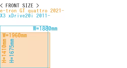 #e-tron GT quattro 2021- + X3 xDrive20i 2011-
